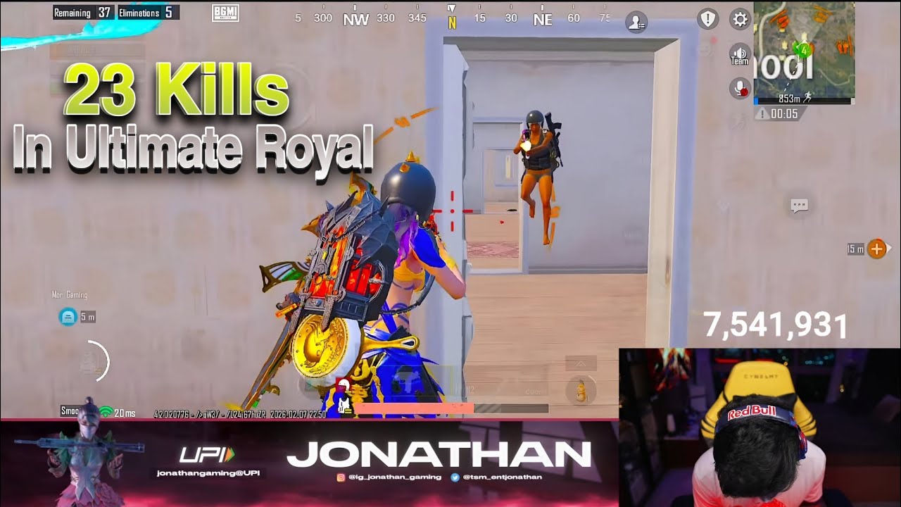 🔥 23 Kills In Ultimate Royal 😱 | Jonathan New Best Aggressive Gameplay & Clutches | Jonathan Gaming🔥