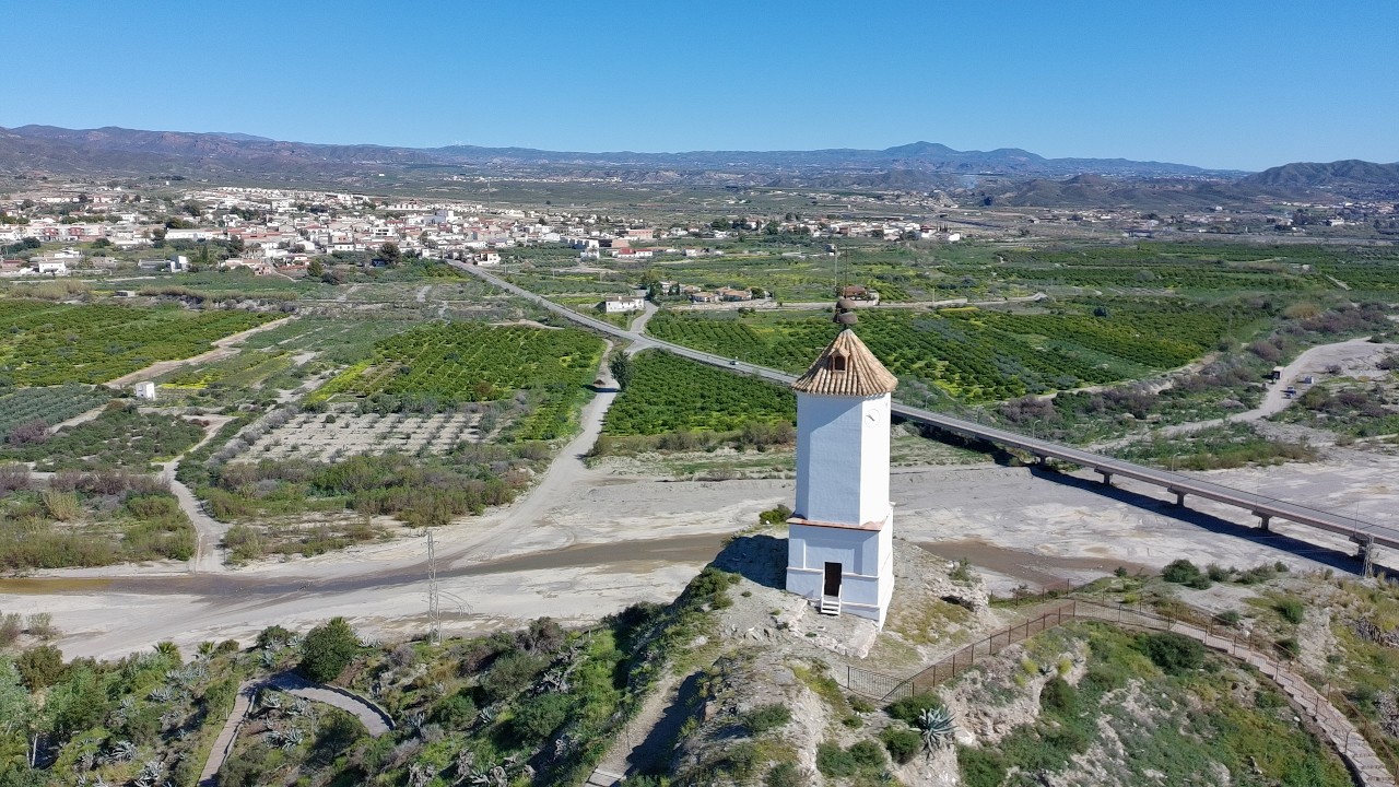 Clock Tower Zurgena Albox Almería España Spain FULL: Spiral Drone Shot - 16 Marzo 2026