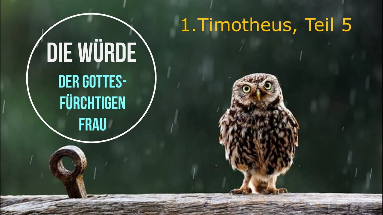 Bibel und Frau I Kleidung I Schmuck I Feminismus I Emanzipation I 1Tim 2, 9-15 I Thomas Lange