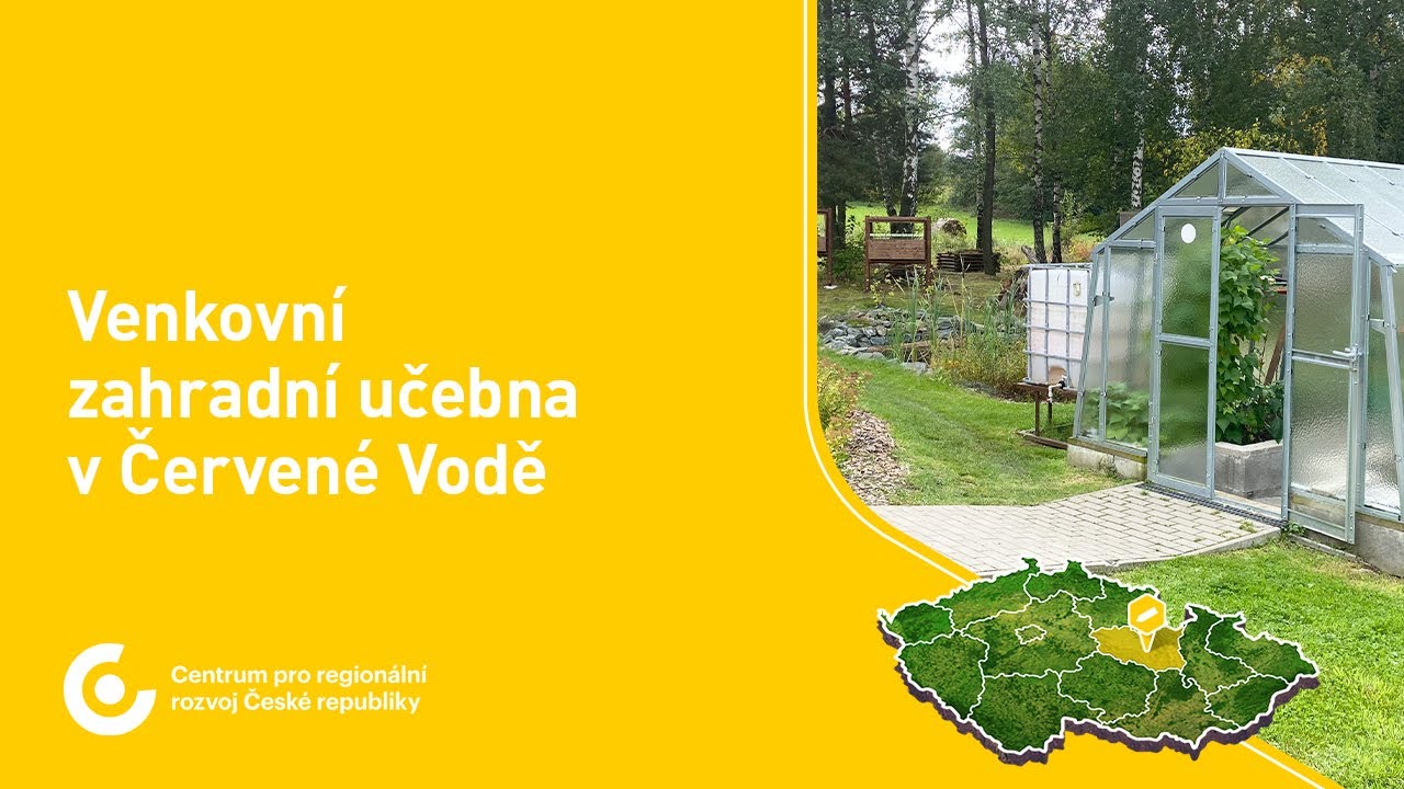 Venkovní zahradní učebna v Červené Vodě