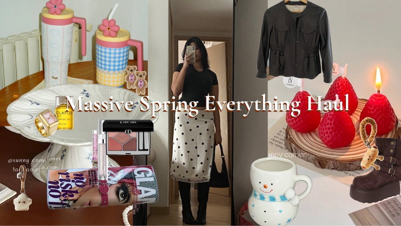 Everything I bought recently (Massive Haul)🎀 Clothes, accessories, Makeup, Skincare