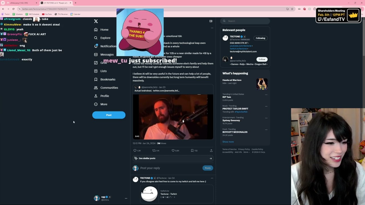 Emiru - [Jan 25th 2024] Streamer Awards Voting and Elden Ring