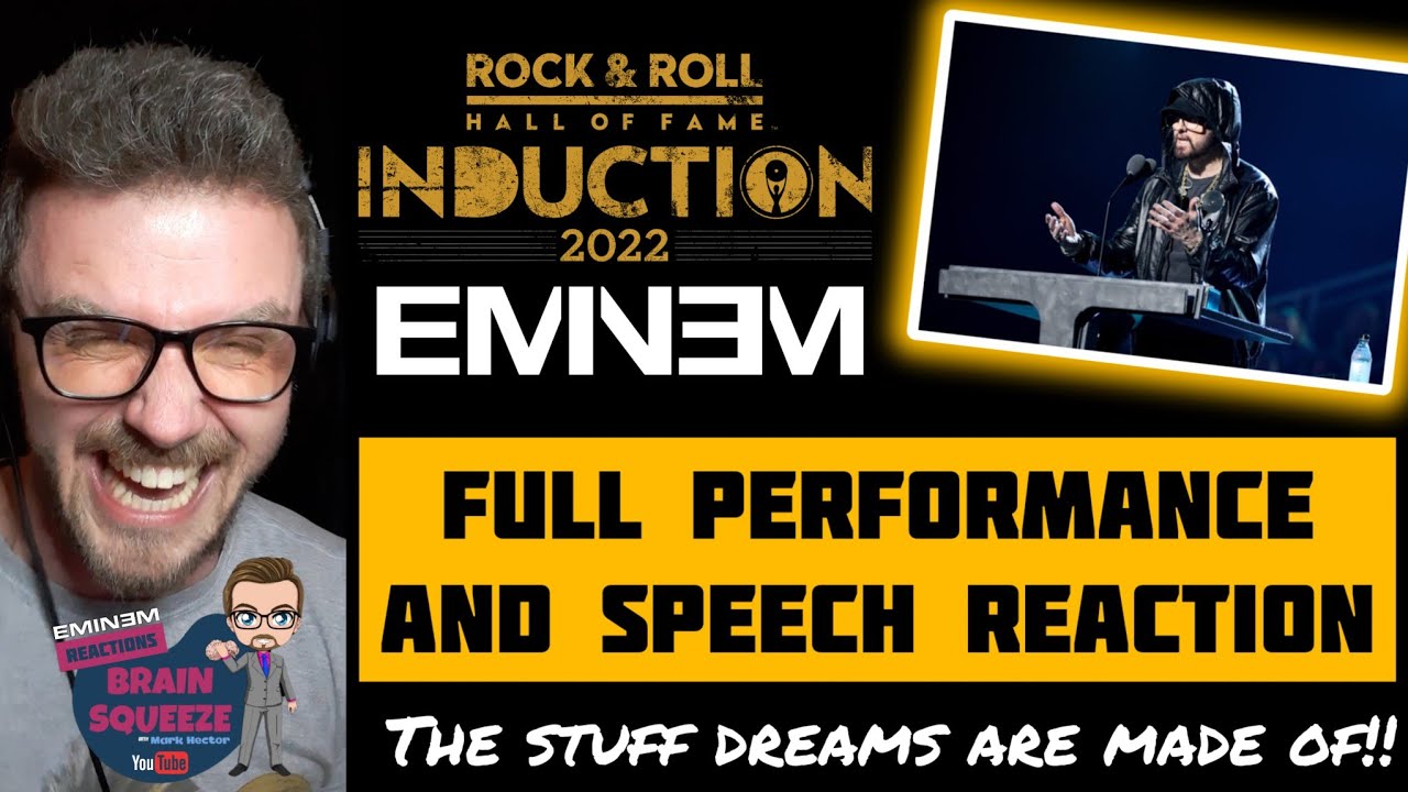 EMINEM - ROCK & ROLL HALL OF FAME 2022 (Full Performances and Speech) *UK Reaction* | EPIC EMINEM...
