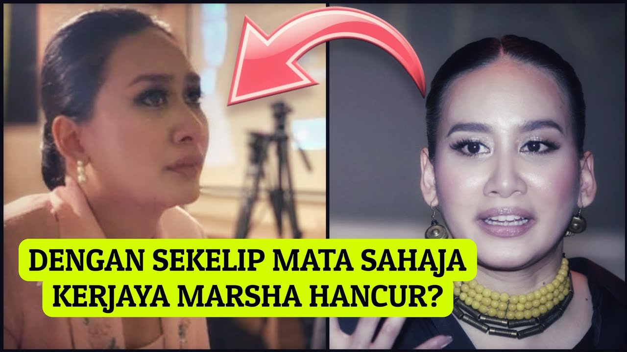 Allahuakbar dalam sekelip mata sahaja kerjaya populariti Marsha hancur dengan kejadian ini? 😭