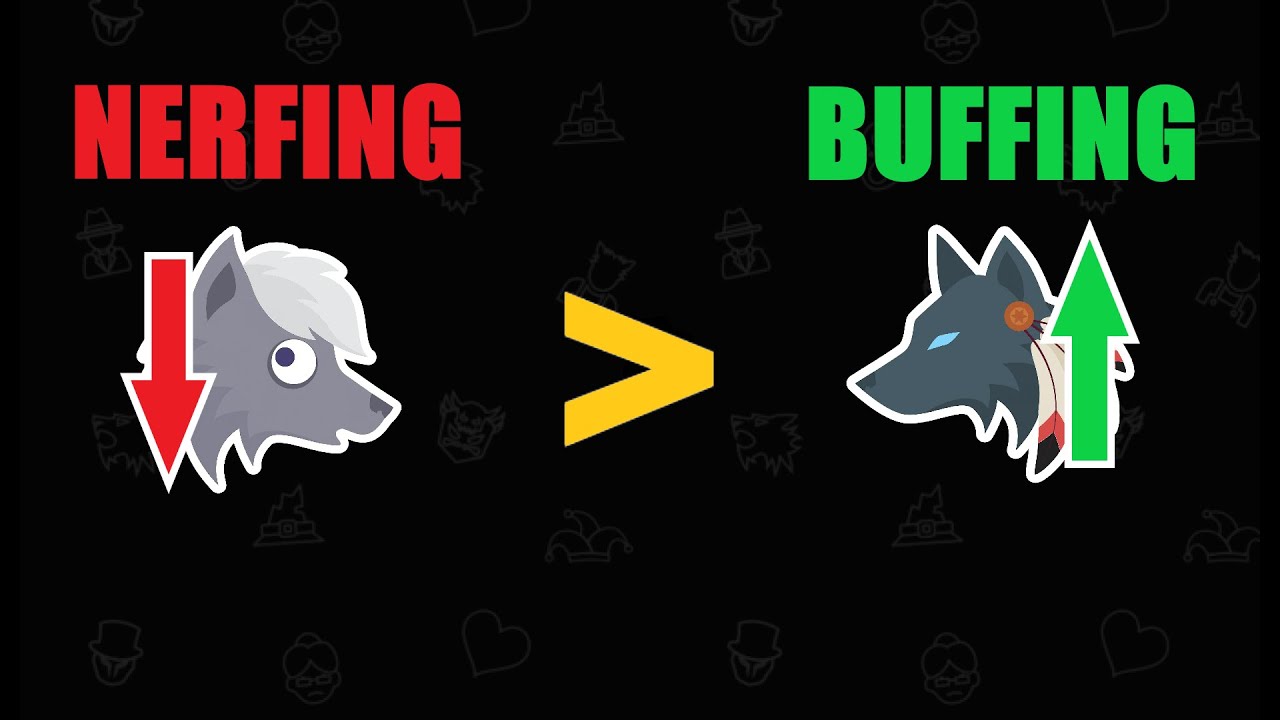 WHY Nerfing 📉 roles is BETTER than Buffing 📈 roles in Wolvesville! ⚖