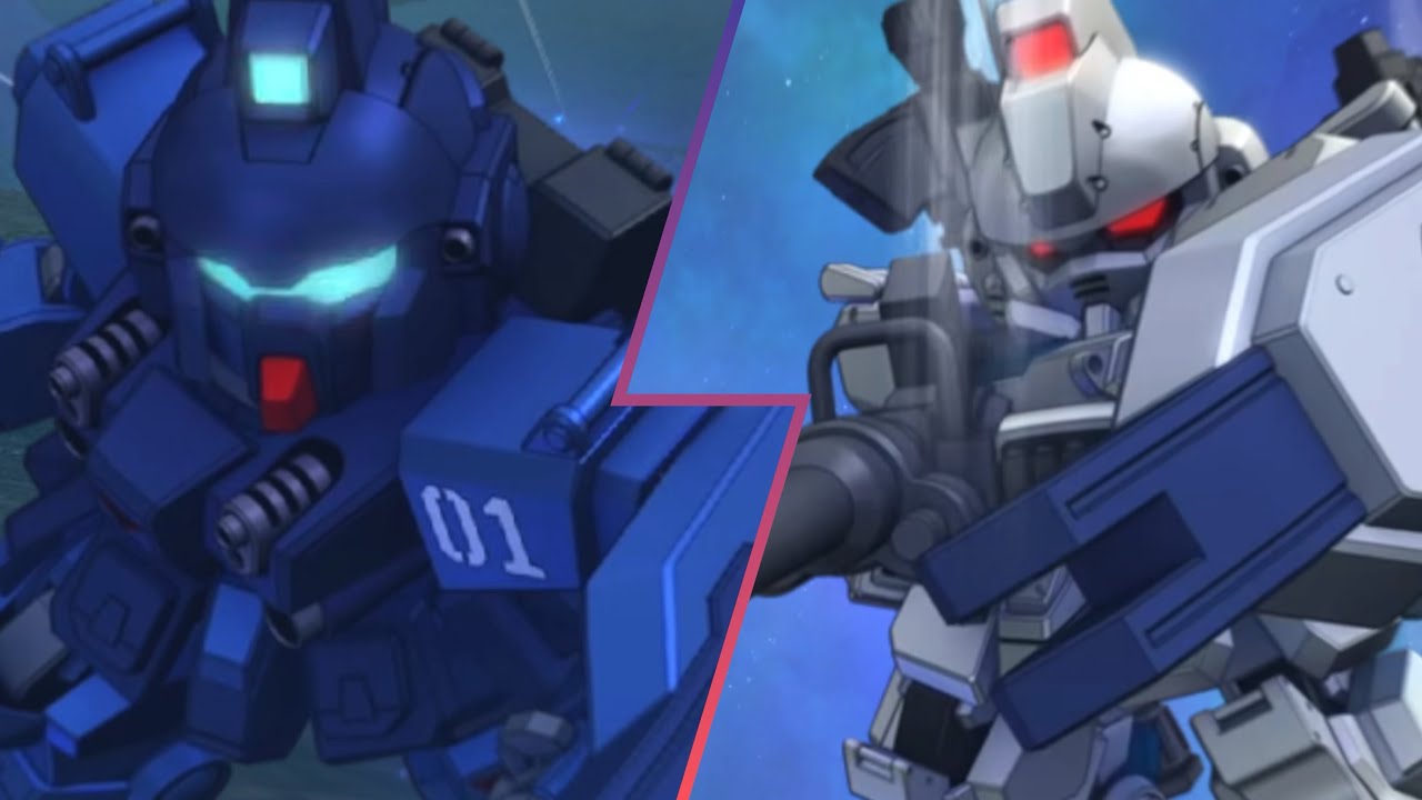 [SD Gundam G-Eternal] BD1 and EZ8 Gundam (EX) - Combination attack (Edited)