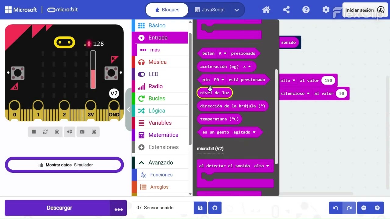 07. Sensor de sonido
