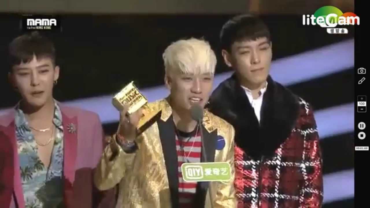 MAMA 2015 - BIGBANG - WORLDWIDE FAVOURITE ARTIST