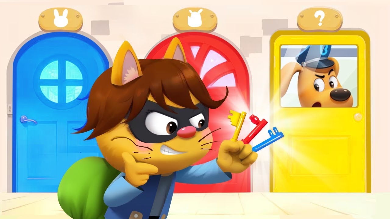 Who Took the Keys | Safety Tips | Kids Cartoons | Sheriff Labrador Police Cartoon