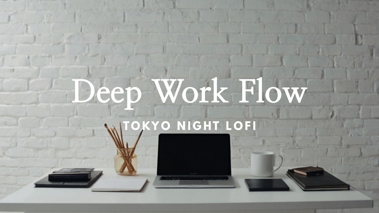 3 Hours Lofi for Deep Work Flow – Minimal Background Music for Focus