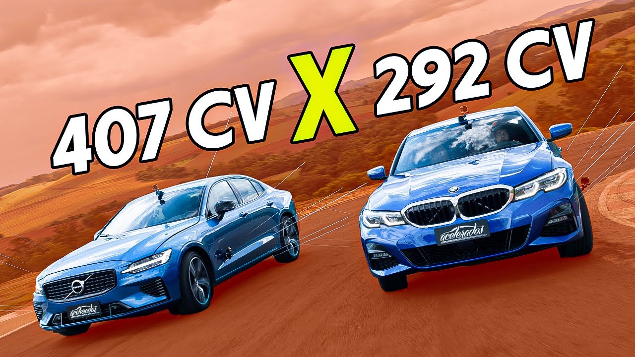 Sedãs híbridos de 380 mil! BMW 330e contra Volvo S60 no Compara Acelerados #15 | Qual você levaria?