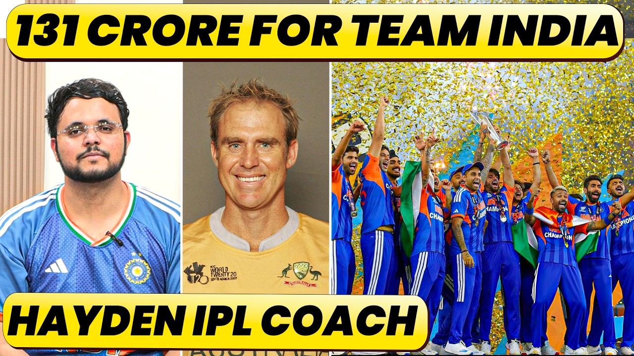 LIVE BREAKING: BCCI announces Rs 131 crore for T20 World Cup winners. How much more than 2024?