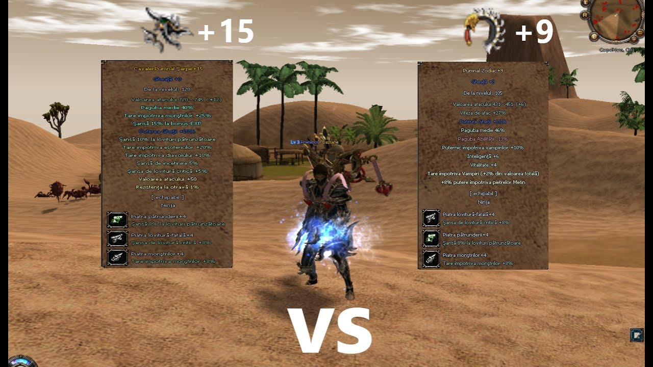 Pumnale sarpe vs Zodiace... Metin2 ro