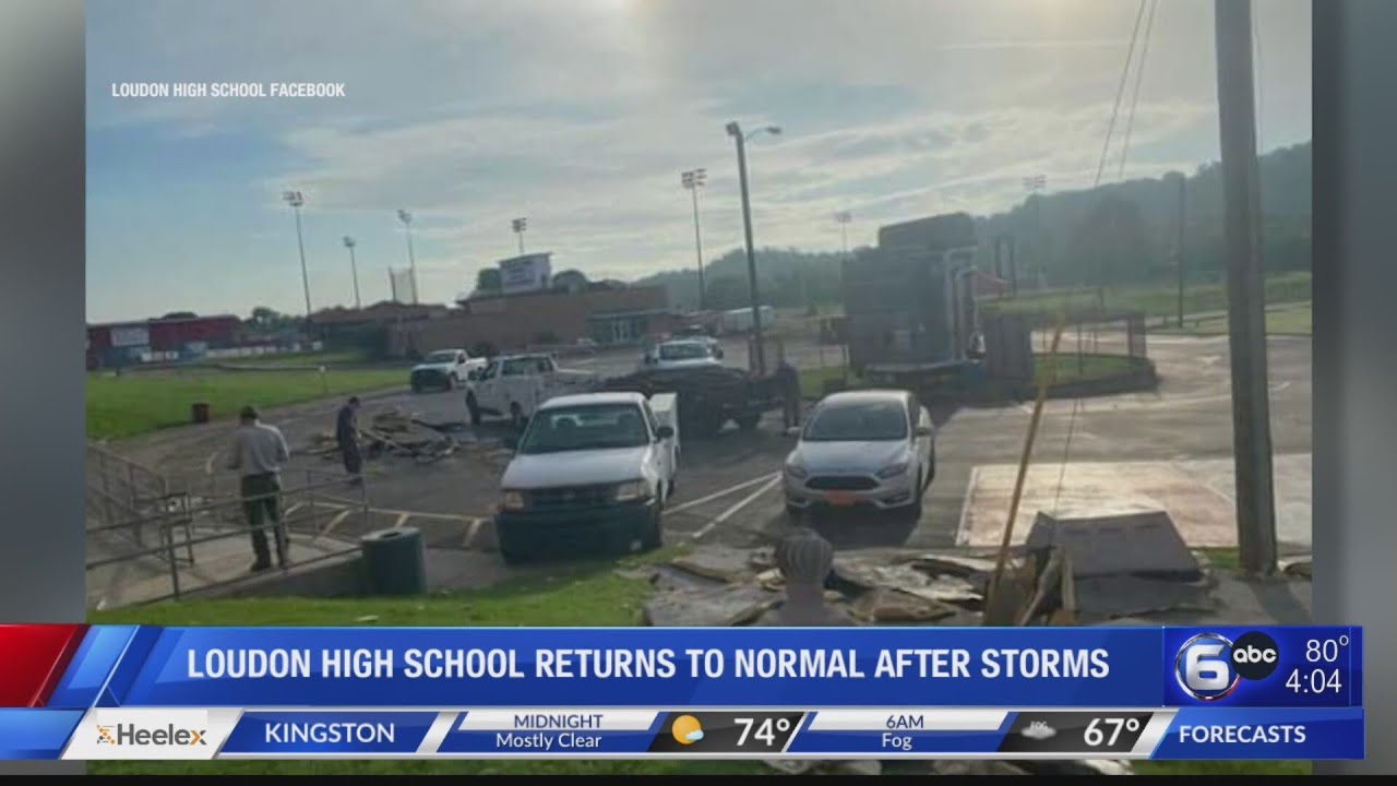 Loudon High School returns to normal after storms