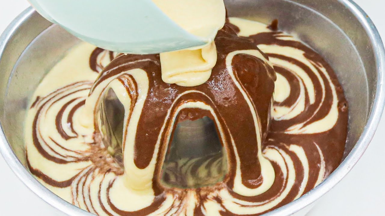 BOLO MESCLADO DE CHOCOLATE E BAUNILHA: DELÍCIA FOFINHA PARA TODA A FAMÍLIA