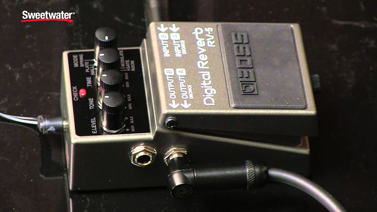 BOSS RV-5 Digital Reverb Pedal Review by Sweetwater Sound