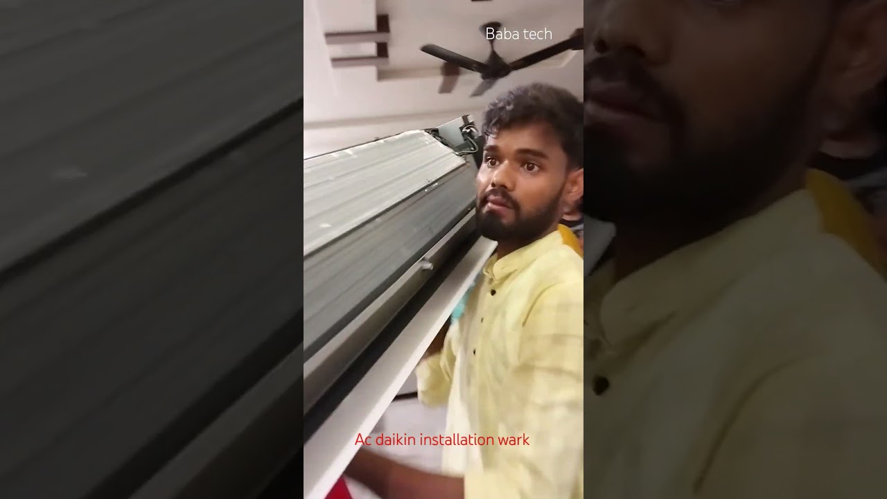 Ac Daikin installation #youtubeshorts #airconditioningservice #airconditioningservice #acdaikin