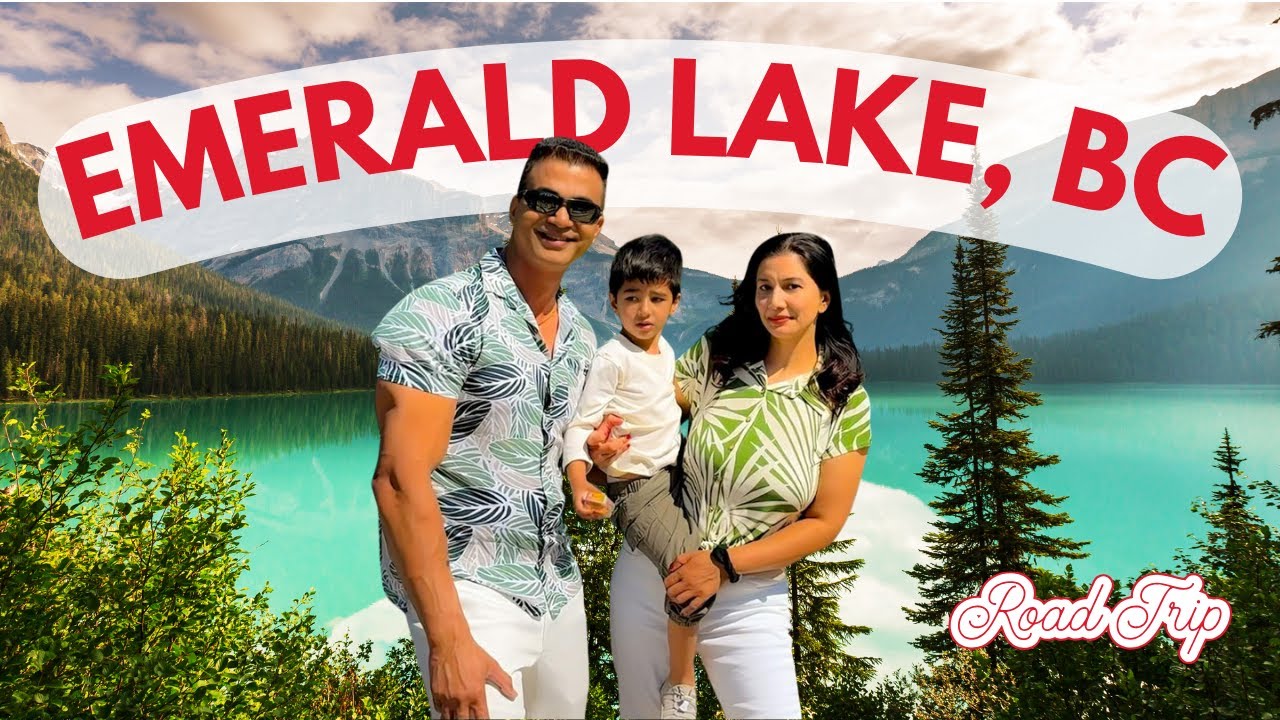 Family Road Trip to Emerald Lake BC | Calgary to Golden BC Travel Vlog