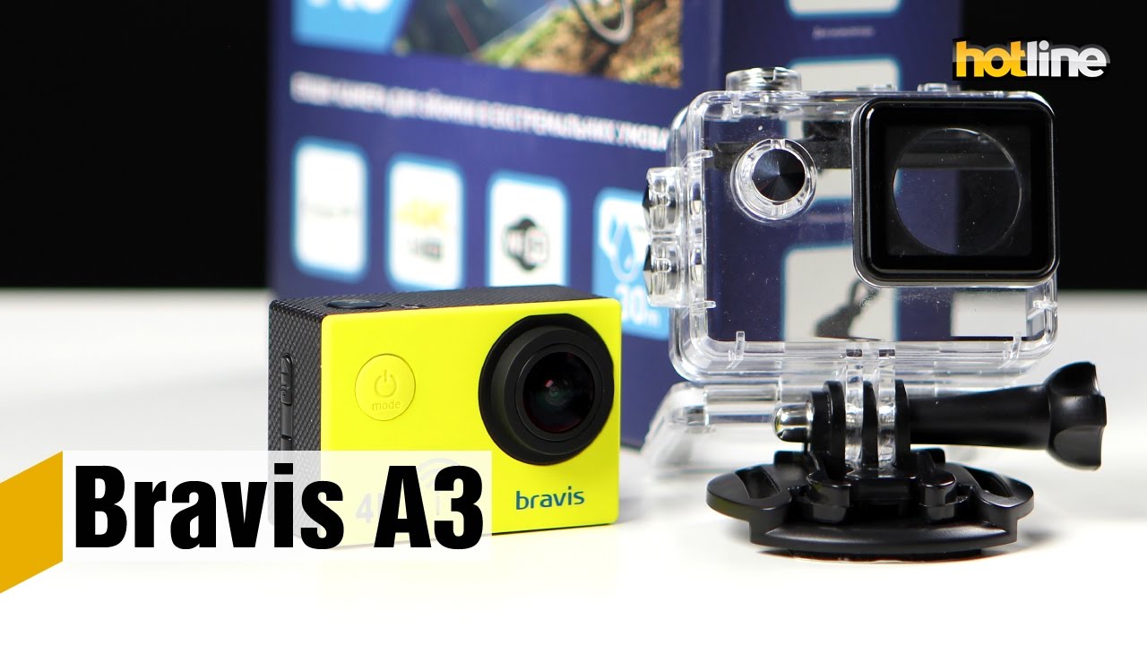 Bravis A3 ‒ обзор экшн-камеры с отличной комплектацией и поддержкой 4K