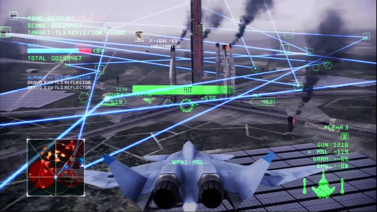 Excalibur Onslaught Ⅱ   Ace Combat infinity エースコンバットインフィニティ  2015.12.11