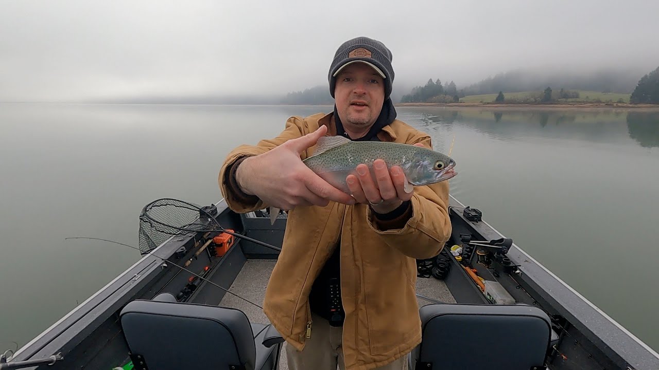 Fishing Report.  Hagg Lake Jan. 24th 2022