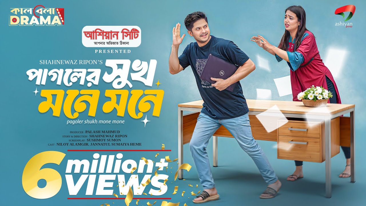 Pagoler Shukh Mone Mone | পাগলের সুখ মনে মনে | Niloy Alamgir | Heme | Niloy Natok 2025 |