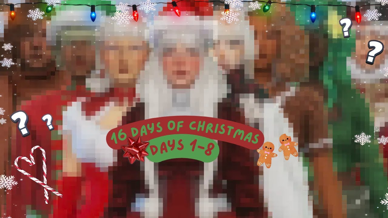 ☆ 16 Days Of Christmas: Days 1-8 🎄| Sims 4 CAS ☆