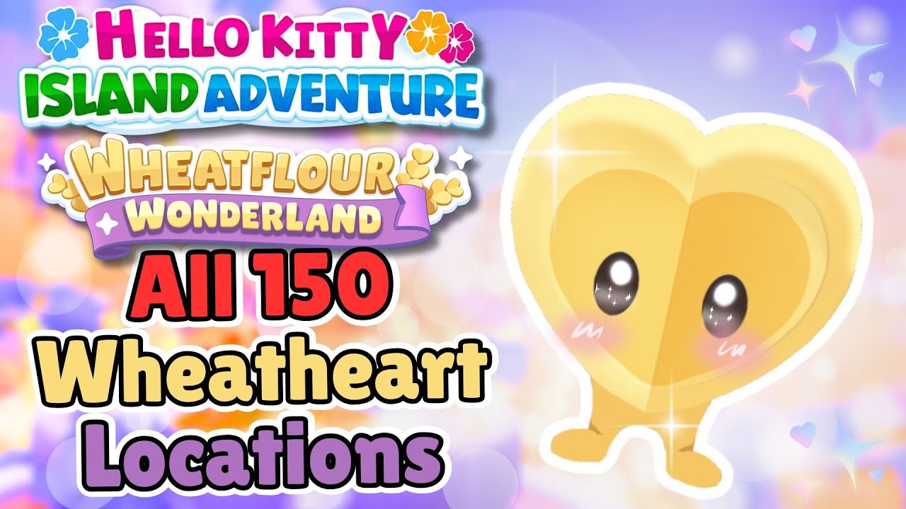 🌾💛Every Wheatheart Location in Wheatflour Wonderland - Hello Kitty Island Adventure