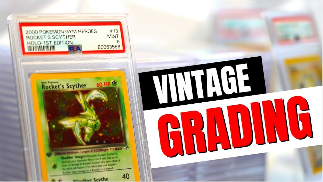 Винтажные карточки с покемонами PSA Grading (возвращение PSA 2023)