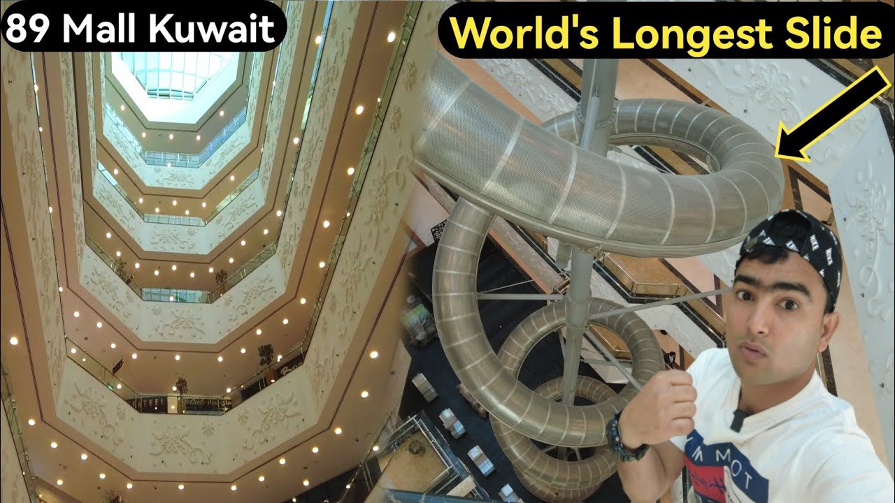 World's Longest Slide In Kuwait || 89 Mall Kuwait || 2023 | 