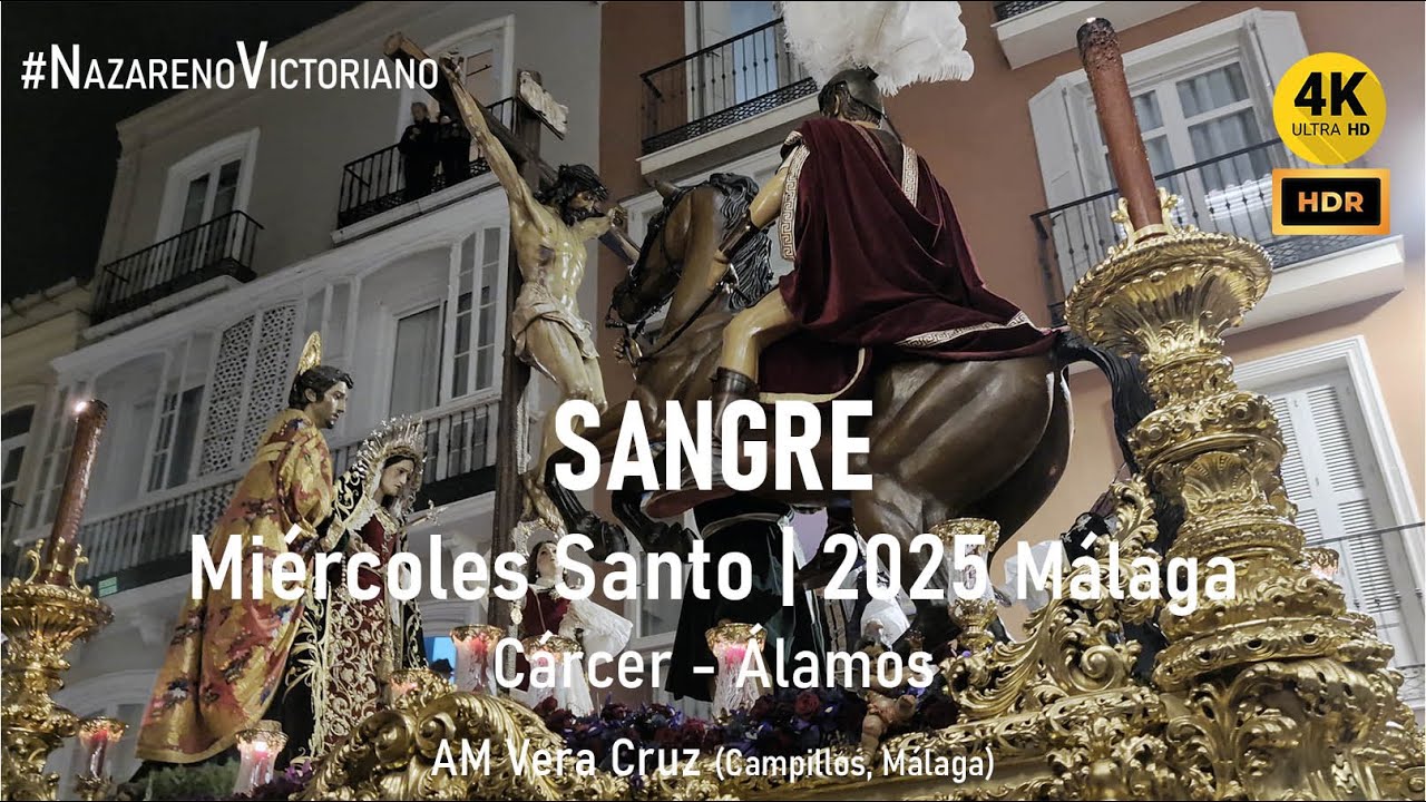 CRISTO DE LA SANGRE | C&aacute;rcer - &Aacute;lamos | Semana Santa M&aacute;laga 2025 | AM Vera Cruz