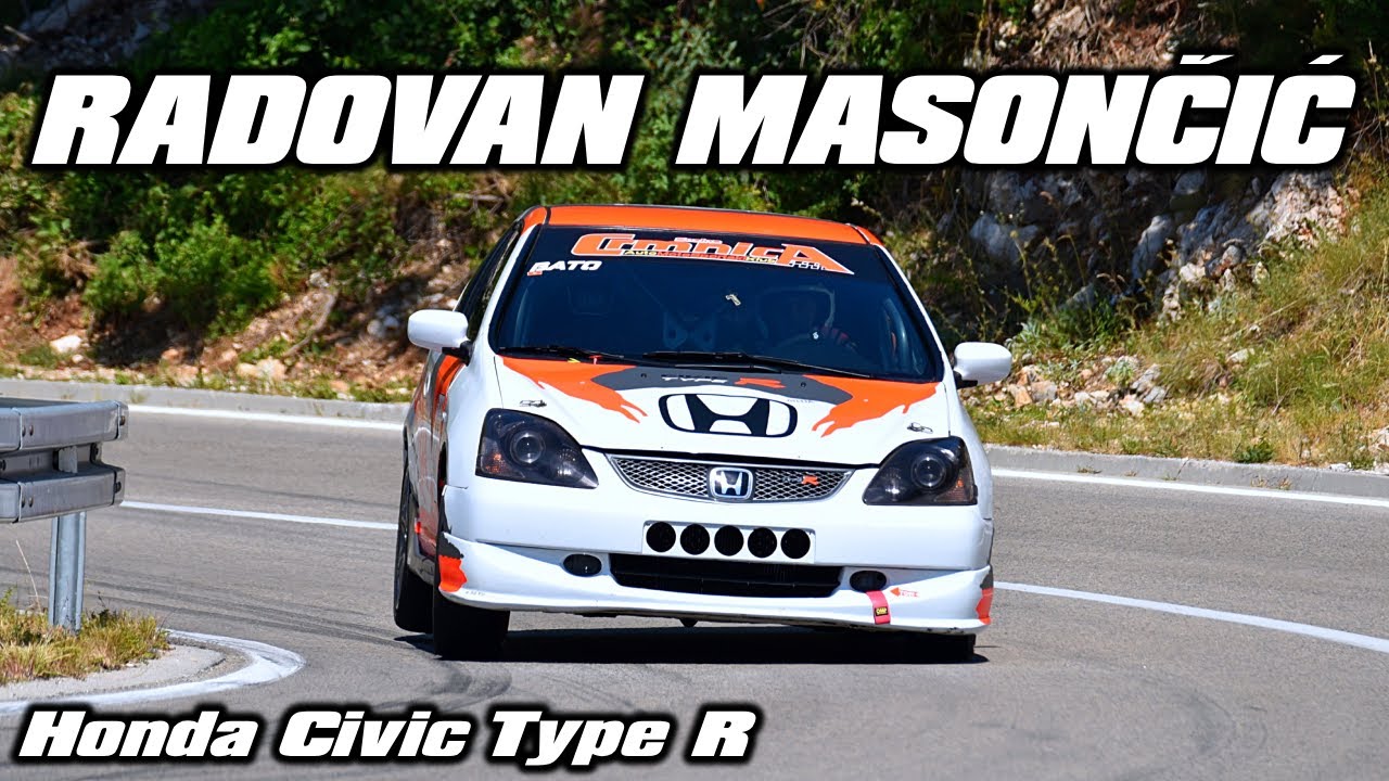 Radovan Bato Masonicic - Brdska trka Njegusi 2025 - Honda Civic 2.0 type R