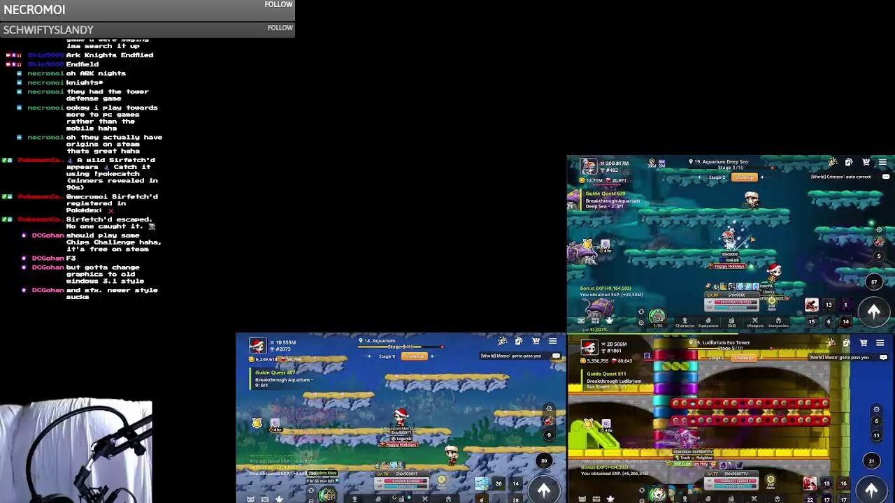 (Live) MapleStory Idle (Bera 8/6/6) (Shadower/DK/Bowmaster) Live on Twitch and YT