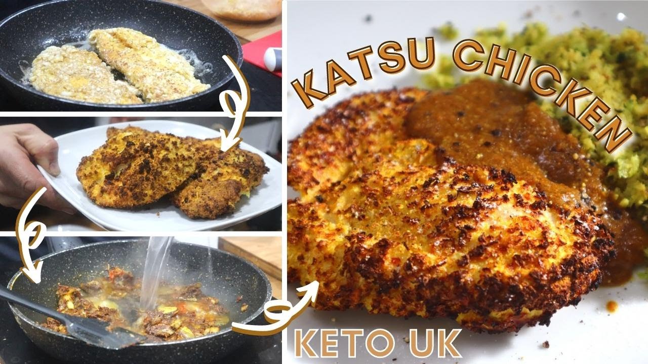 Keto Katsu Chicken & Curry Sauce // Low Carb 'Breadcrumb' - Simple UK Recipe