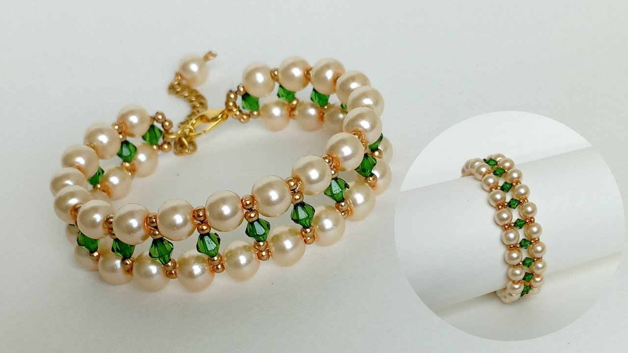 Bracelet making with beads || how to make bracelet with beads || beads bracelet making tutorial 