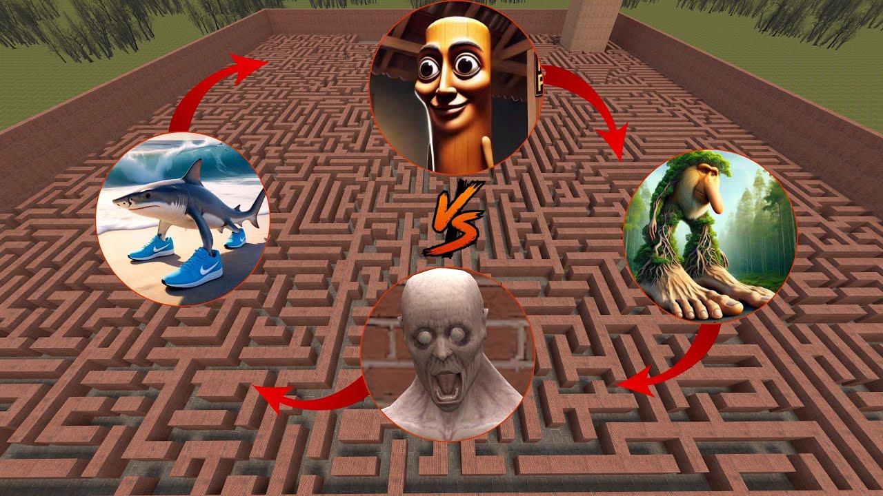 Tung Tung Tung Sahur VS Tralalelo Tralala VS Brr Brr Patapim VS SCP-096 In Garry's Mod