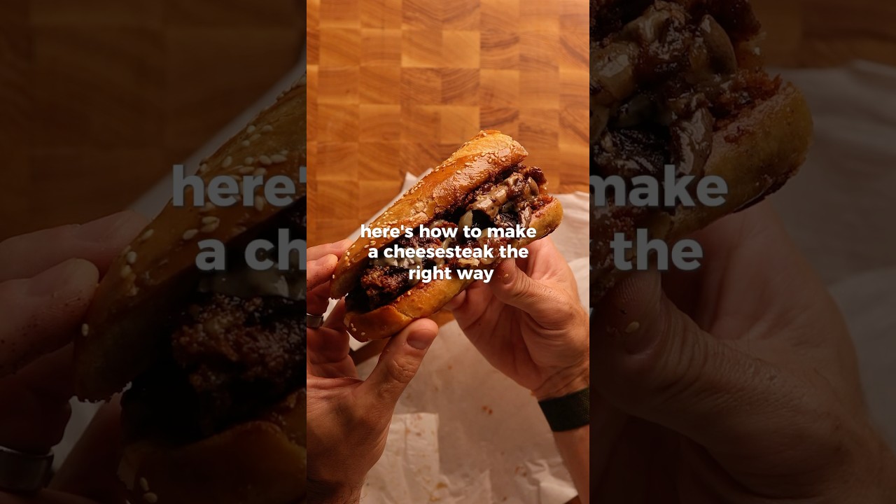 how to make a cheesesteak #sandwich #philly