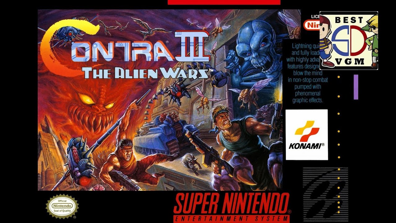 Best VGM 2852 - Contra III : The Alien Wars - Neo Kobe Steel Factory (Battle Runner)