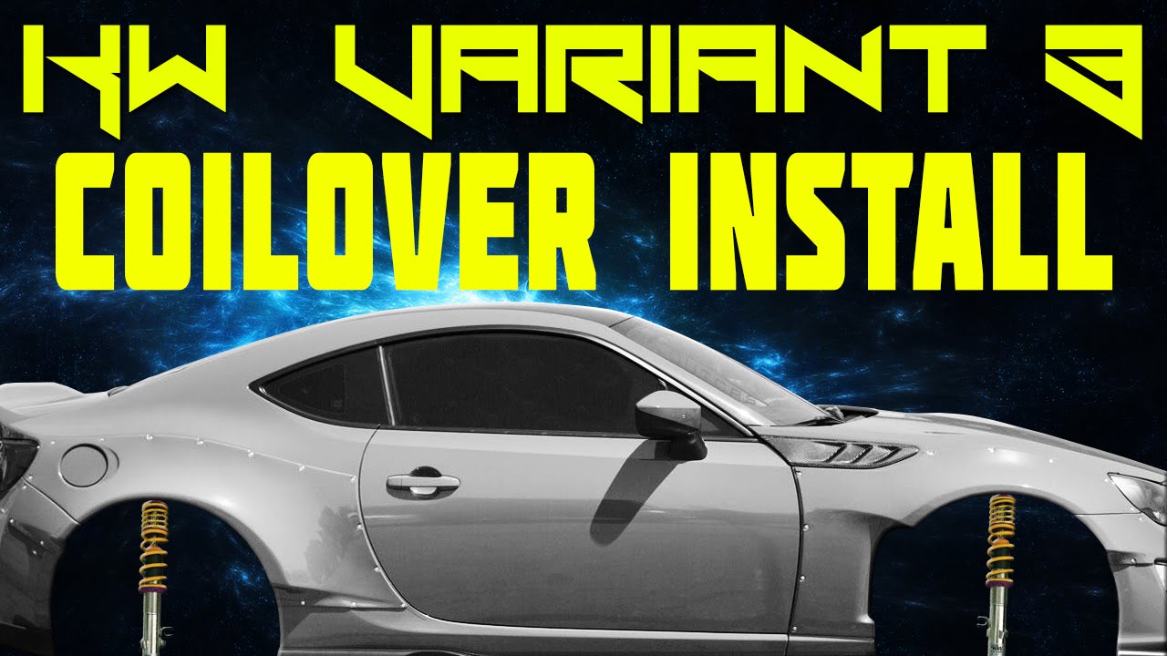 FR-S KW Variant 3 Coilover Install