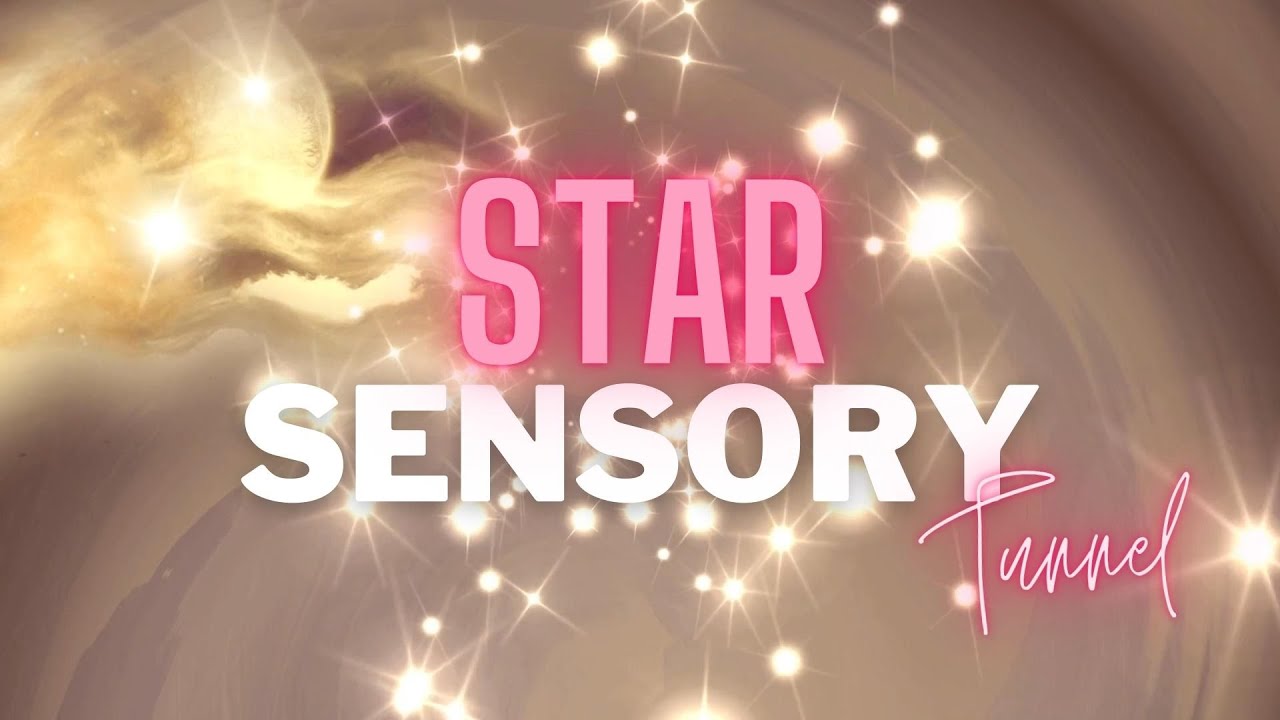 Soothing Star Sensory Tunnel for ASD Meltdown Remedy, ADHD Calming