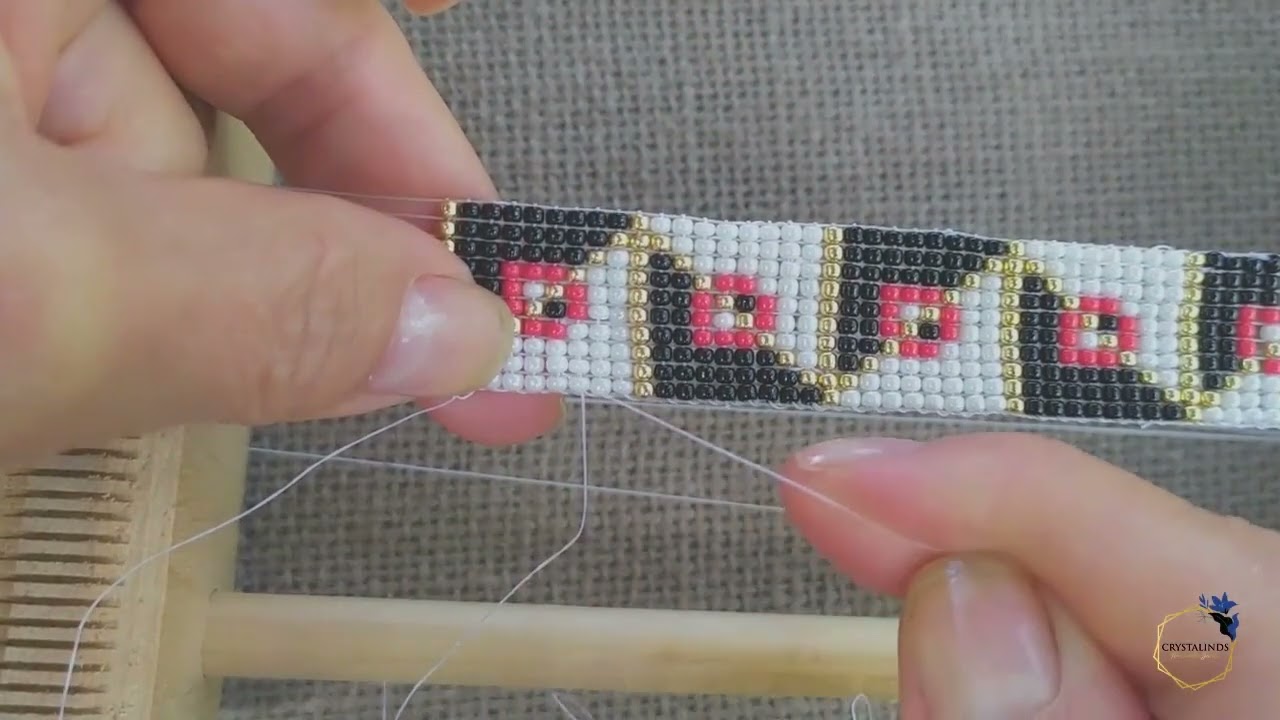 Tutorial- Come si chiude un bracciale fatto con la tecnica del telaio