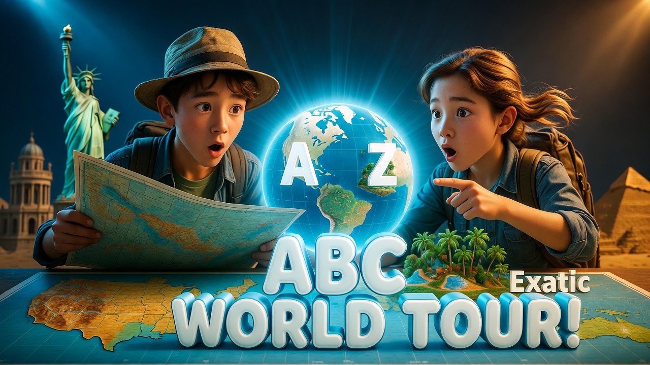 ABC World Adventure A to Z – Explore Every Country with Us! 🌍✈️
