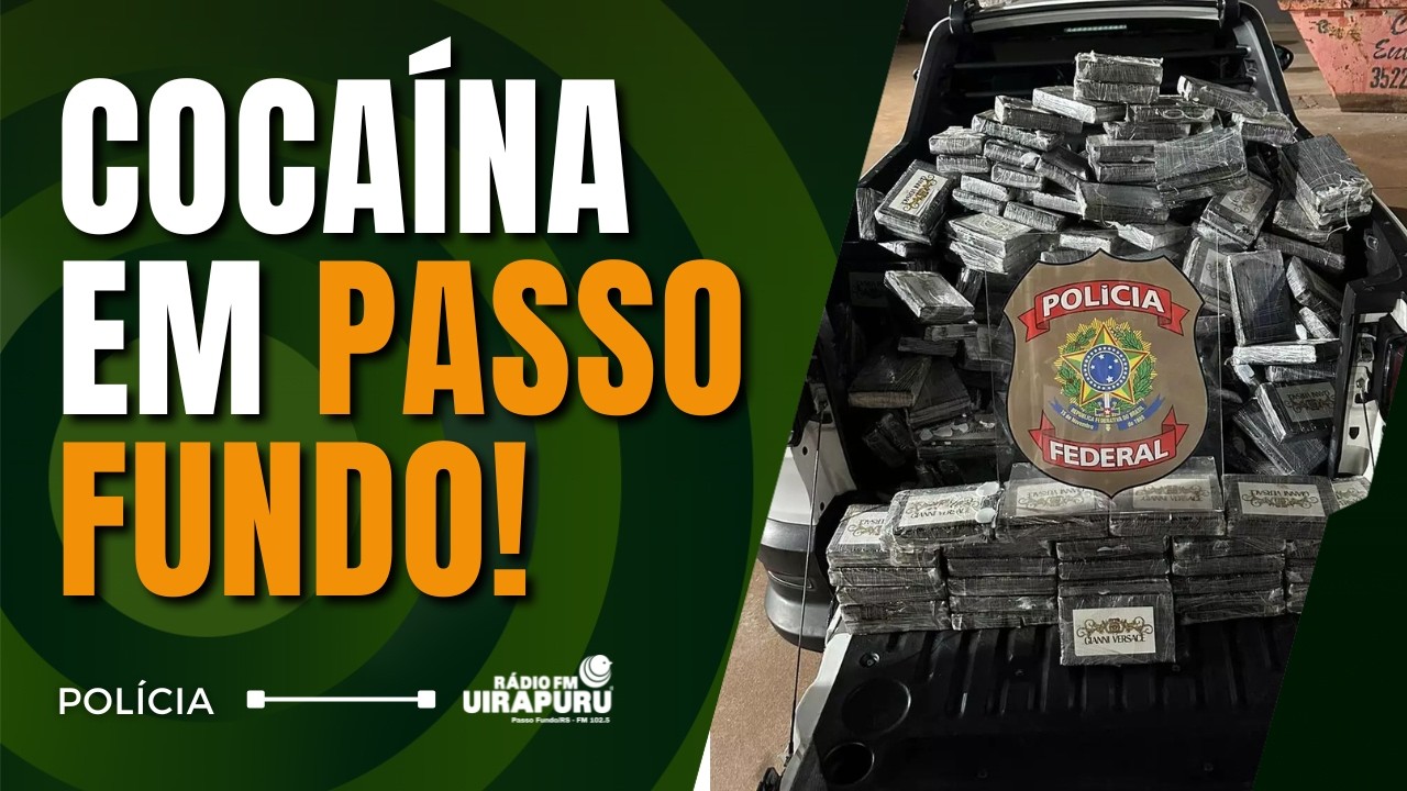 ROTA DO TRÁFICO: 10kg de cocaína vinham para Passo Fundo!
