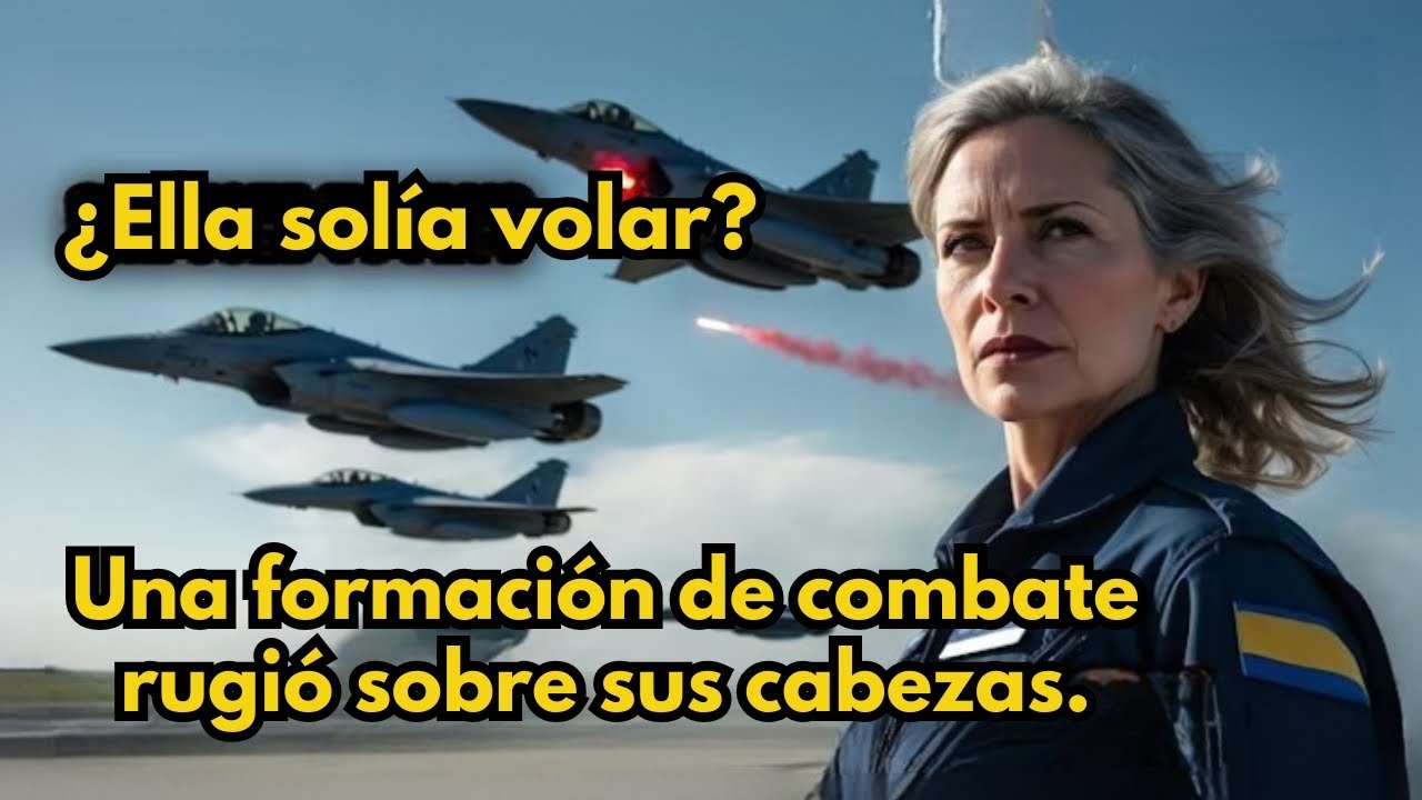 La llamaron piloto acabada, y luego vol&oacute; un Rafale en formaci&oacute;n sobre sus cabezas.
