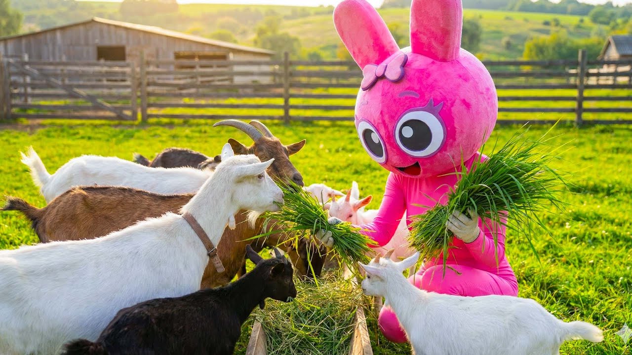 Hidden Sprunki Discovered! Pinki Explores the Goat Barn