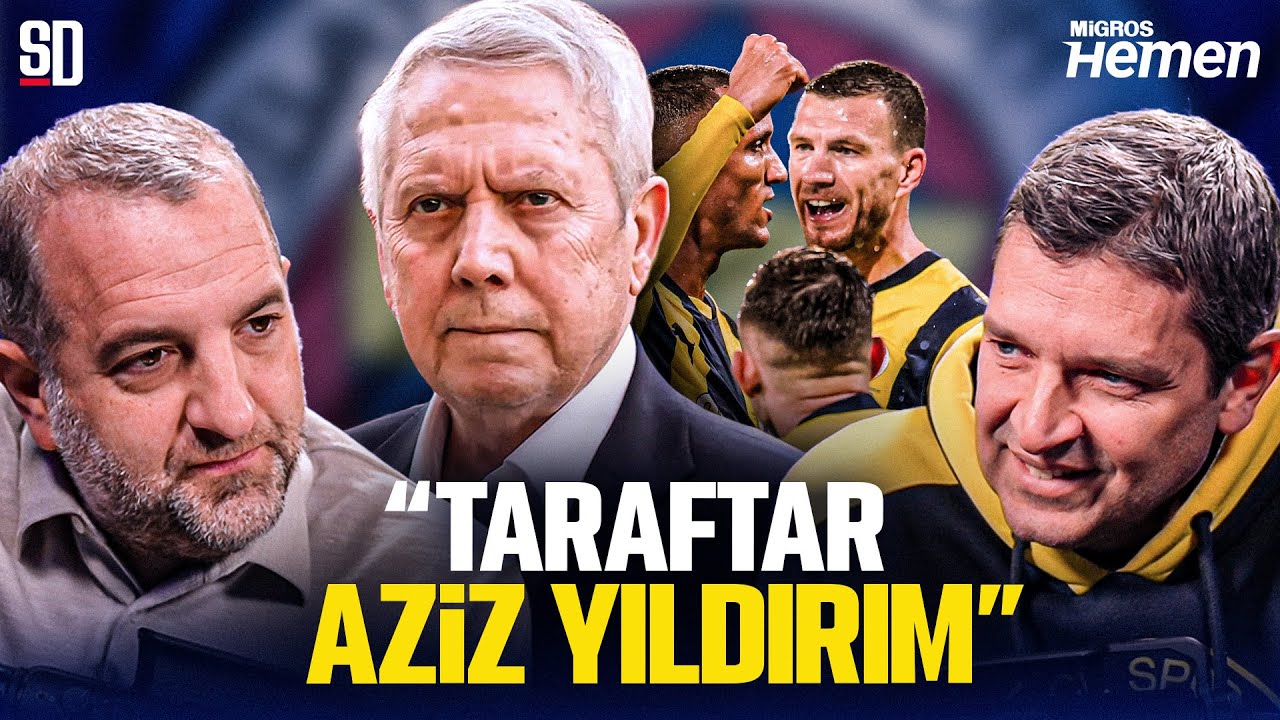 “ÖRNEK SPORCU, ÖRNEK İNSAN” | Fenerbahçe 3-1 Başakşehir, Aziz Yıldırım, Dzeko & En-Nesyri, Stoper