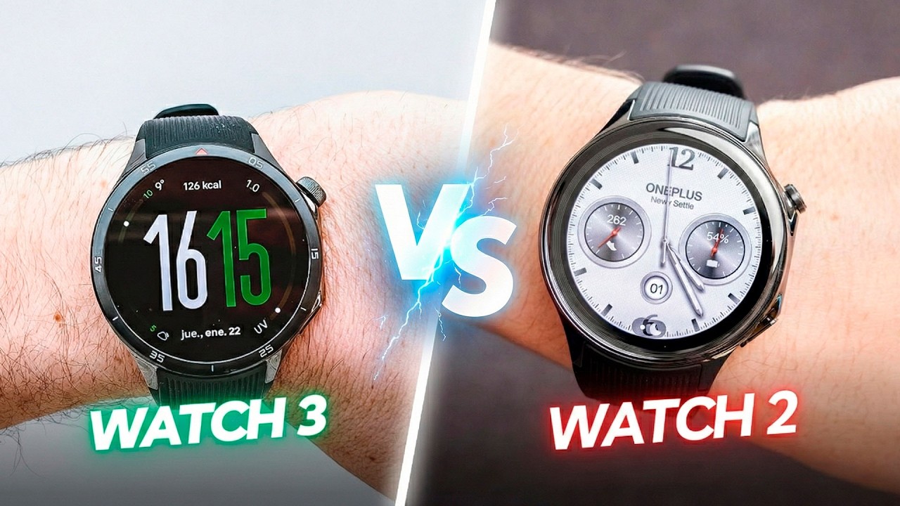 ¿Qué CAMBIA? 🔥 OnePlus Watch 3 vs OnePlus Watch 2 COMPARATIVA en ESPAÑOL