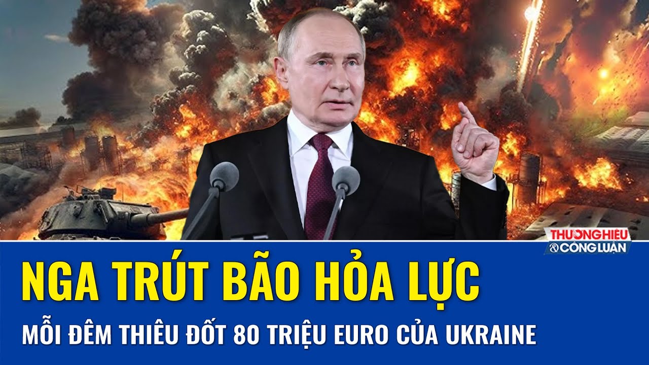 Thời sự Quốc tế trưa 21/1: Nga trút bão hỏa lực, “thiêu đốt” 80 triệu đô của Ukraine thành tro bụi