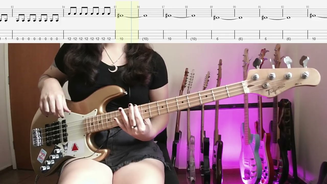 heaven in her arms - ハルシオン「Halcyon」(Bass Cover With Tabs)
