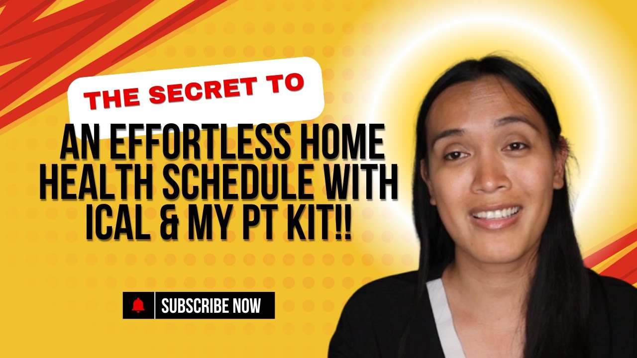 The Secret to an Effortless Home Health Schedule with iCal & My PT Kit
